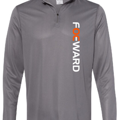 Foeward athletic quarter zip, grey