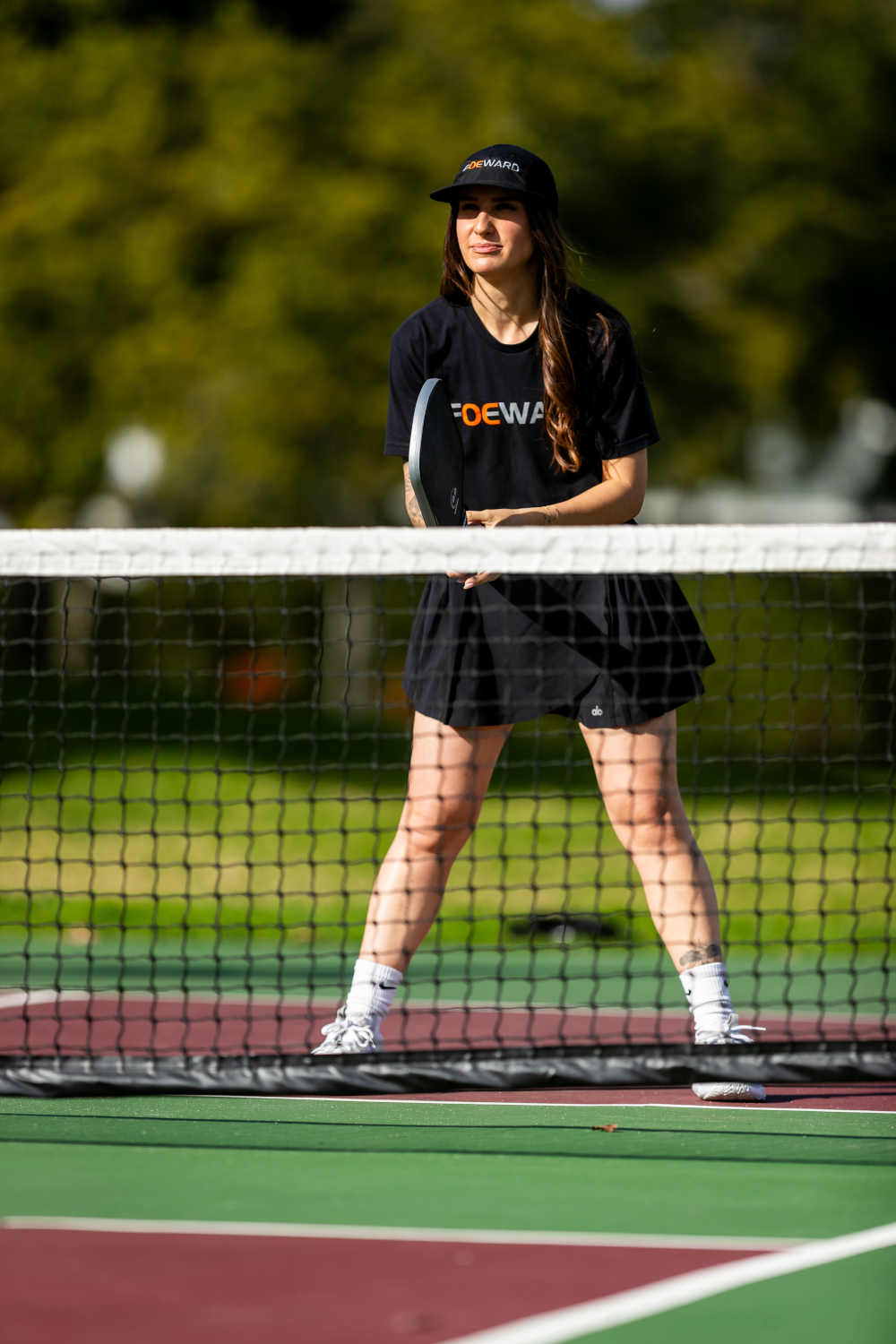 earin eakin playing pickleball in foeward gear