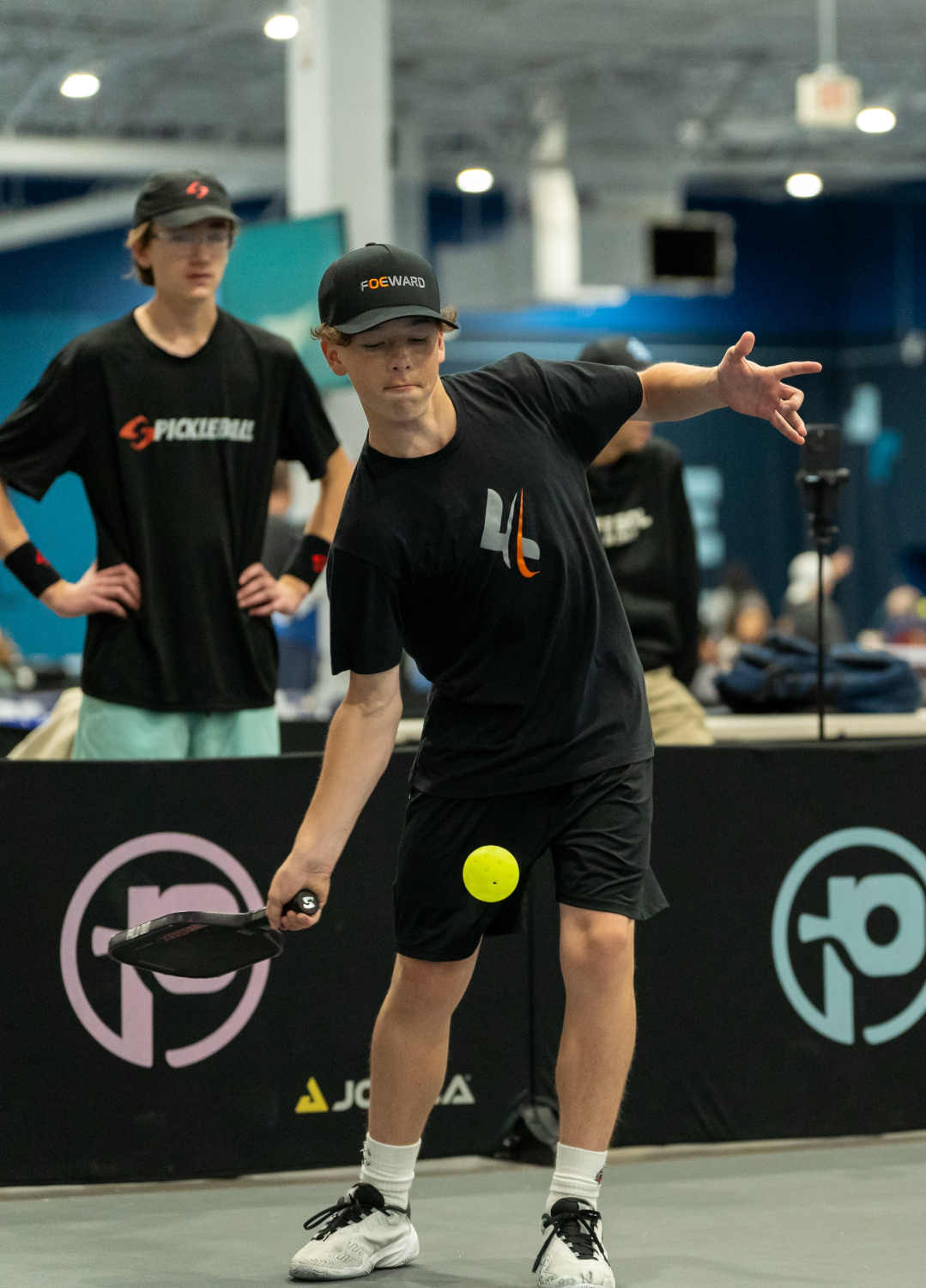 maddox playing pickleball